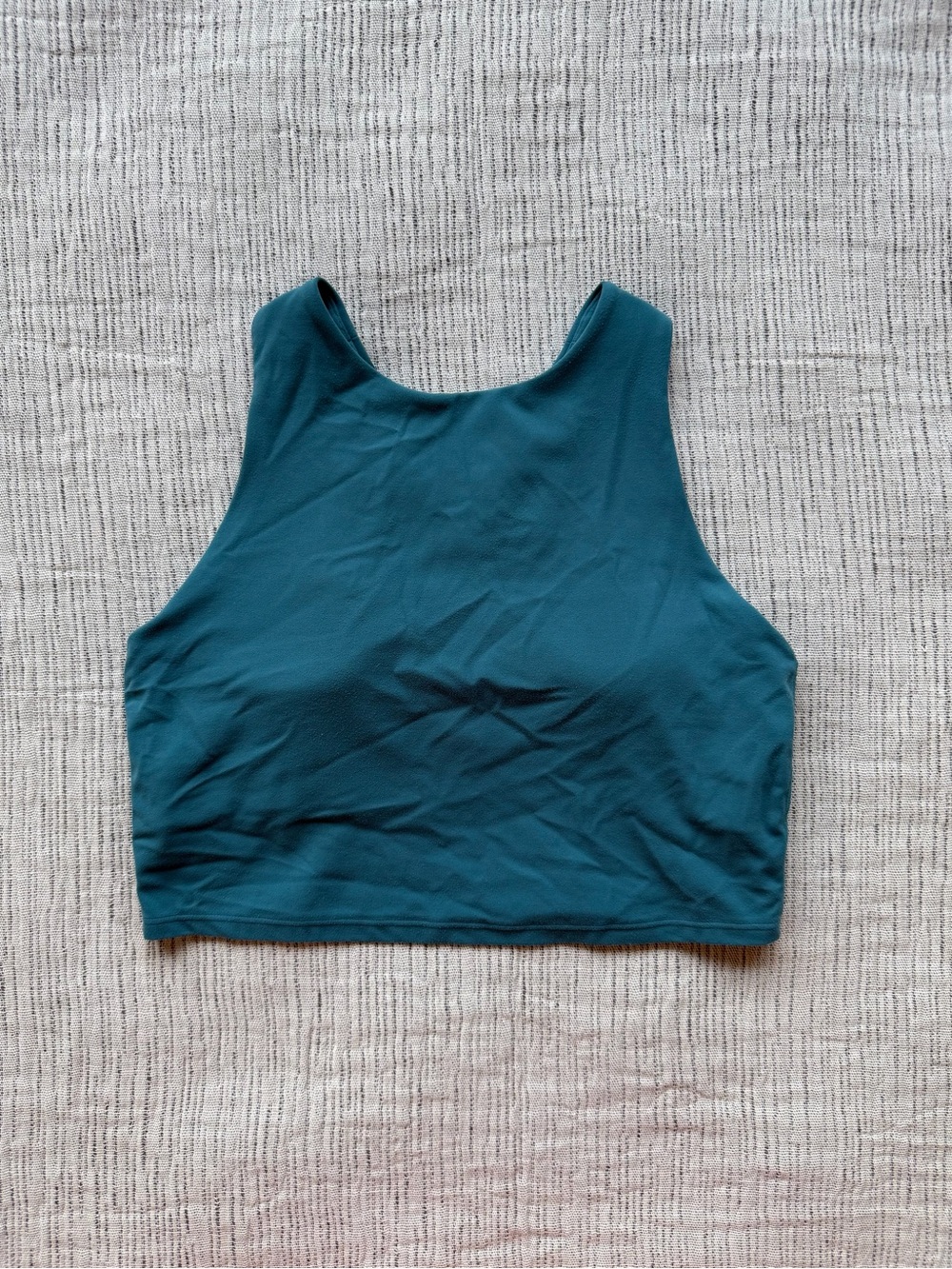 Athleta Teal High-Neck Tank Top